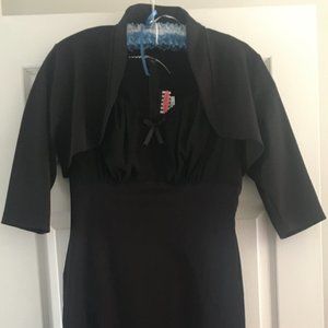 Pinup Couture  Black Wiggle Dress